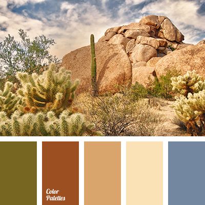 beige, brown, color of desert, color of sand, color of sky, dark-blue, dirty dark blue, dirty olive green, gray dark blue, green, khaki, light beige, light yellow, olive-green, red-brown, sand, shades of brown. Desert Color Palette, In Color Balance, Color Palette Ideas, Wall Living Room, Desert Colors, Warm Palette, Palette Ideas, Color Balance, Living Room Bathroom