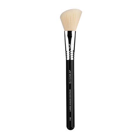 Brushes Fluffy Top, Makeup Tools Products, How To Apply Blush, High Cheekbones, Beauty Brushes, Highlighter Brush, Sigma Beauty, Natural Contour, Angled Brush