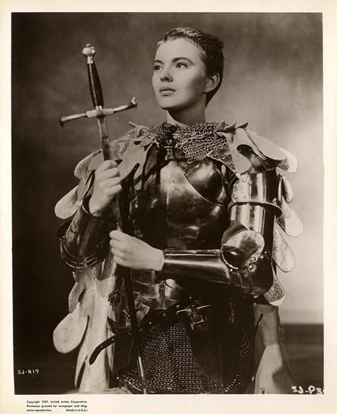 Santa Joana D'arc, Jean Seberg, Saint Joan Of Arc, St Joan, Female Knight, 다크 판타지, Joan Of Arc, Poses References, Human Poses