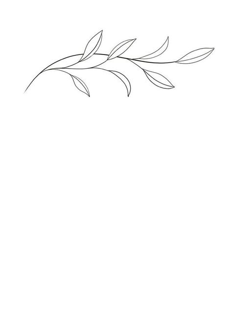 Branch And Leaf Tattoo, Mini Vine Tattoo, Olive Branch Outline, Leaf Arm Tattoo, Small Vine Tattoo, Simple Leaf Tattoo, Small Leaf Tattoo, Simple Vine Tattoo, Olive Leaf Tattoo