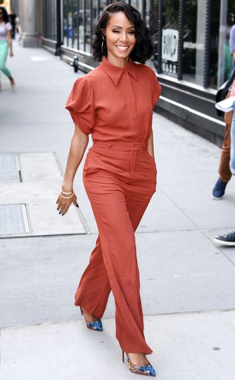 Monochrome Mood from Jada Pinkett Smith's Street Style on E! Online Jada Pinkett, Jada Pinkett Smith, Mode Casual, Professional Attire, Work Outfits Women, Professional Outfits, Business Attire, Looks Style, Work Attire