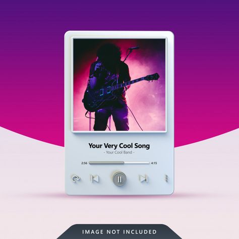 Spotify Design, Music Player Design, Business And Advertising, 3d Music, Instagram Mockup, Design For Social Media, Digital Marketing Design, Free Psd Files, Publicidad Creativa