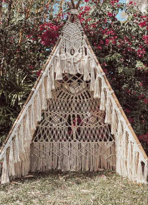 Macrame Wall Decor Living Room, Bathroom Macrame, Macrame Teepee, Macrame Wall Decor Ideas, Macrame Wall Hanging Bedroom Decor, Bedroom Macrame Wall Hanging, Living Room Macrame, Wall Decor Ideas Bedroom, Wall Hanging Decor Ideas