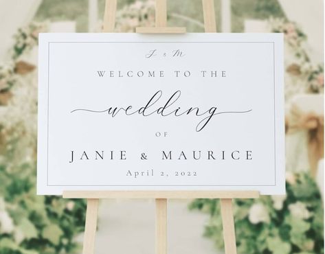 Sign Board Wedding, Wedding Sign Board, Outdoor Wedding Signs, Wood Wedding Decorations, Wedding Entrance Sign, Entrance Signage, Welcome To Our Wedding Sign, Welcome Sign Wedding, Board Wedding