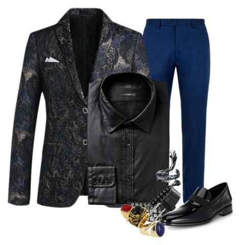 "Magnus Bane - Shadowhunters" by takhya ❤ liked on Polyvore featuring Brioni, Bling Jewelry, William Rast, King Ice, West Coast Jewelry, Salvatore Ferragamo, men's fashion and menswear Magnus Bane Outfit, Shadowhunters Clothes, Bane Costume, Descendants Oc, Hunter Tattoo, Sally Skellington, Magnus Bane, Rune Tattoo, Hunter Outfit