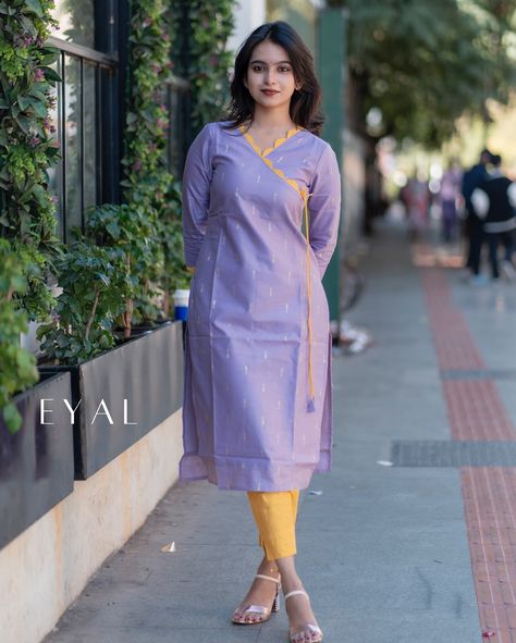 LILOW💛💜 Tussar silk kurta set (with lining) Sizes: XS to XXL  Search code - 1362  Mild soap handwash and steam ironing is recommended   Dm for orders and price  Colour may slightly vary due to lighting  Model Size -Xs  [kurti, festive, maxi, co ord, kurta sets, regular wear, casual wear, office wear, style, marriage]  #kurti#casulakurti#dailywearkurti#smallbusiness#officewearkurti#officewearstyle#kurtisofeyal#festivekurtis#kurtidesign#kurtis #kurticollection#kurtifashion#kurtistyle#smallbusin... Tussar Silk Kurta, Silk Kurta Set, Search Code, Silk Kurta, Kurti Collection, Kurta Set, Co Ord, Office Wear, Mild Soap