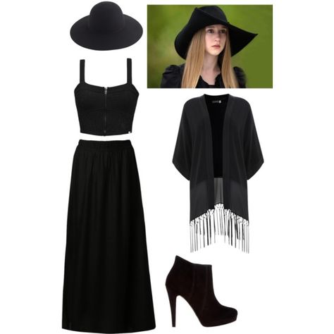 Zoe Benson / American Horror Story (Coven) Inspired Outfit by inspired-outfit on Polyvore featuring moda, Element, Jacqueline De Yong, Mint Velvet, Bonbons, J.Crew and Coven Coven Inspired Outfits, Ahs Coven Aesthetic Outfit, American Horror Story Coven Outfits, Zoe Benson Outfits, Coven Outfit, Coven Dress, Coven Fashion, Zoe Benson, Ahs Coven