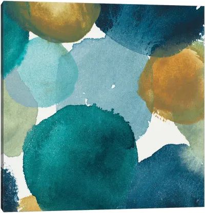 Teal Abstract Art Canvas Prints | iCanvas