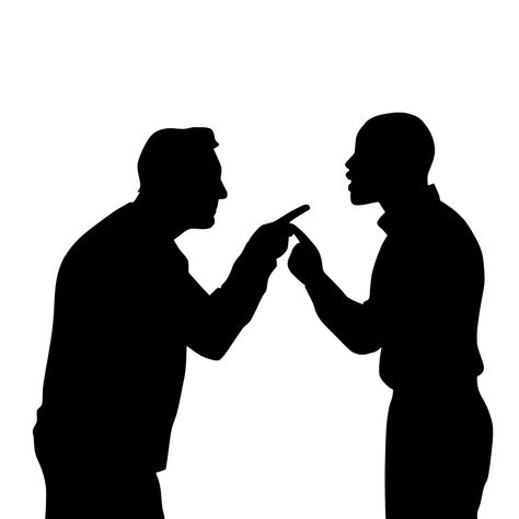 free images and Illustrations: argument Silhouette free Image Mad At Friend, Argument Drawing, Boss Illustration, Astrology For The Soul, Business Casual Attire For Men, Angry Person, Overlays Tumblr, Astrology Books, Black And White Picture Wall