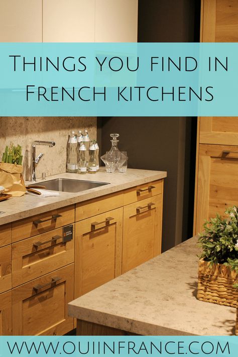 Things you find in kitchens in France French Kitchens In France, Kitchens In France, French Pantry, French Kitchens, Kitchen Space Savers, Kitchen French, French Farmhouse Kitchen, Paris Kitchen, Homes In France