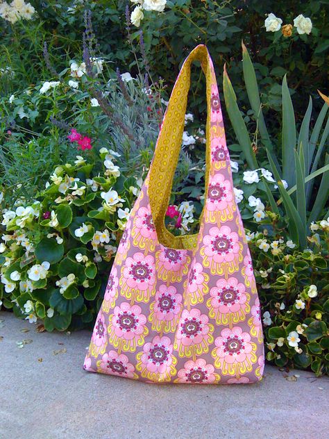 Hobo Purse Patterns Free Diy Bags, Hobo Bag Tutorials, Boho Bag Pattern, Hobo Bag Patterns, Tote Bag Pattern Free, Sac Diy, Bags Diy, Slouch Bags, Bag Pattern Free