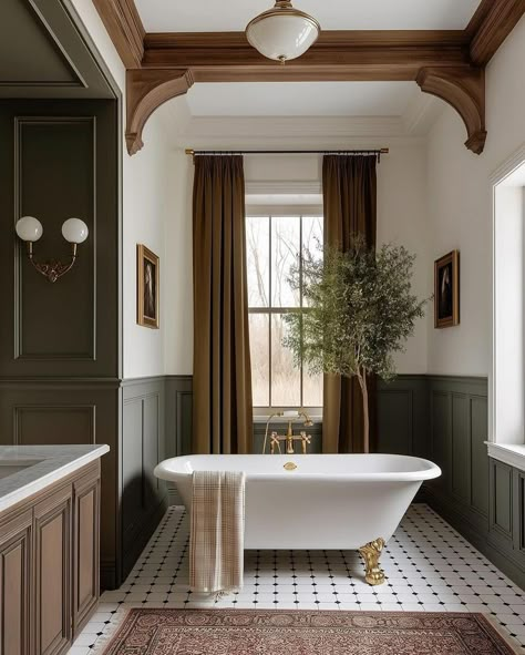 Neutral Bathrooms, Becki Owens, Casa Vintage, Modern Farmhouse Bathroom, Primary Bathroom, Primary Bath, Casa Exterior, Home Luxury, Vintage Bathroom