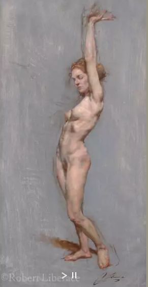 Robert Liberace    Female Reaching, oil on canvas Robert Liberace, Figurative Artwork, Plein Air Paintings, Portrait Artist, Life Drawing, Figure Painting, Figurative Art, Art Reference Poses, Portrait Drawing