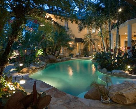 25 Ways | Create | Luxury Resort Style Backyard | Post Tropical Pool Landscaping, Beach Jamaica, Amazing Pools, Spa Luxe, Moderne Pools, Pool Inspiration, Stone Pool, Pool Finishes, Aquarium Terrarium