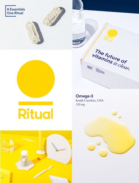 Brand Building | Practice Ritual Branding, Bake Logo, Vitamin Packaging, Ritual Vitamins, Medical Branding, Supplement Packaging, Vitamin Brands, Healthcare Branding, Supplements Packaging