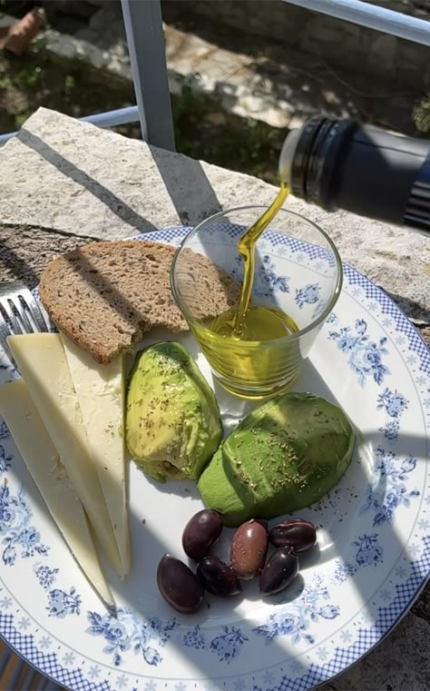 Olive oil for breakfast! by theolivest Oliveda Skincare, Olive Oil Store, Wild Meadow, Greek Olives, Mediterranean Salad, Olive Skin, Green Olives, Virgin Olive Oil, Foods To Eat