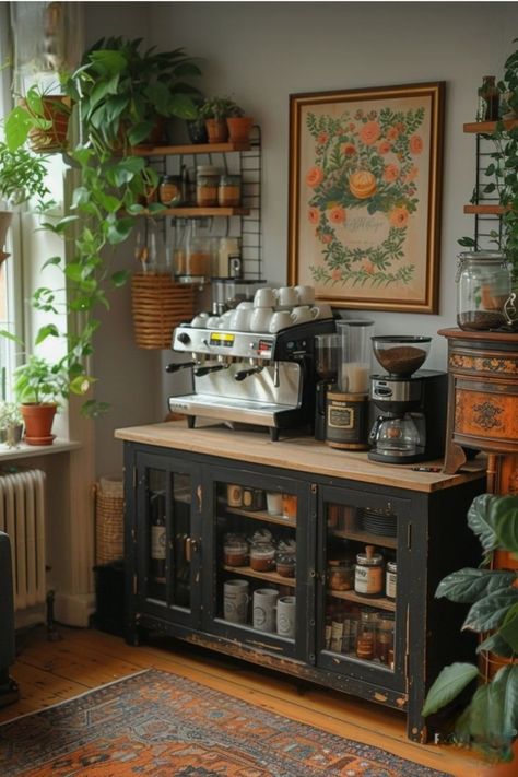 Coffee Bar Station Ideas, Home Coffee Bar Station, Bar Station Ideas, Coffee Bar Station, Bar Station, Coffee Nook, Home Coffee Bar, Coffee Bar Home, Dream House Decor