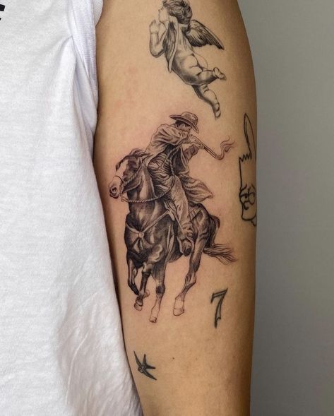 About Sagittarius, Sagittarius Tattoo Designs, Horoscope Constellation, Cowboy Tattoos, Sagittarius Tattoo, Horoscope Tattoos, Western Tattoos, Theme Tattoo, Zodiac Tattoos