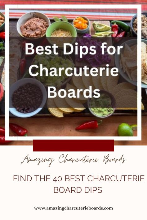 The 40 Best Dips for Charcuterie Boards - Amazing Charcuterie Boards Best Dips, Dip Ideas, Spicy Buffalo Chicken, Spinach And Artichoke Dip, Gourmet Cheese, Olive Tapenade, A Charcuterie Board, Charcuterie Board Ideas, Charcuterie Inspiration