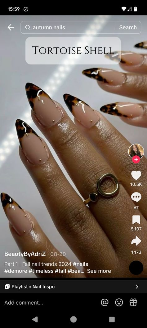 Tortoise Nails Design French, Cheetah Almond Acrylic Nails, Neon And Tortoise Shell Nails, Tortoise Shell Nail Tips, French Tip Tortoise Shell Nails, Tortoise Nails French Tip, Tortoise Tip Nails, Medium Oval Nails Acrylic, French Tortoise Nails