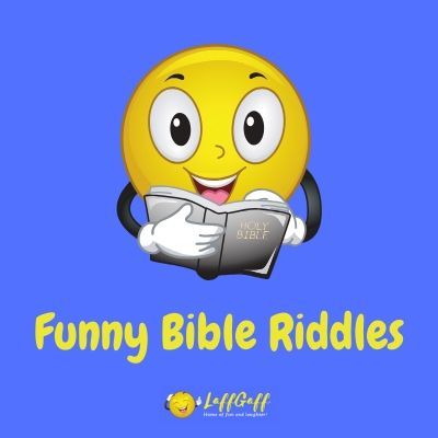 Featured image for a page of funny Bible riddles. Bible Riddles With Answers For Adults, Christian Riddles With Answers, Bible Riddles With Answers Jw, Bible Riddles With Answers, Bible Quizzing Funny, Staff Breakfast, Bible Quiz Games, Bible Quizzing, Funny Bible