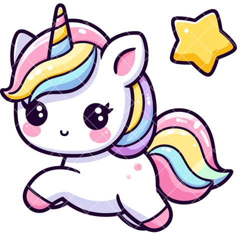 Cute Kawaii Stickers, Doodles Kawaii, Unicorn Images, Unicorn Png, Diy Drawing, Unicorns Png, Unicorn Drawing, Whatsapp Wallpaper Cute, Food Drawings