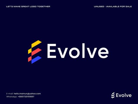 Evolve - Modern Letter E Logo Design by Al Mamun | Logo & Branding Expert on Dribbble E Logo Design, Letter E Logo, Connect Logo, Expert Logo, Minimalist Business Logo, Great Logos, Letter E, E Logo, Simple Logo