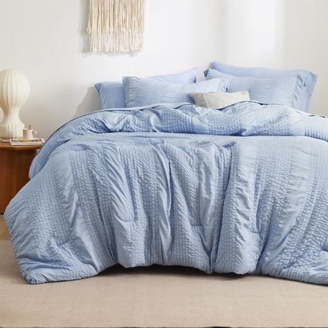 Seersucker Bedding, Full Size Comforter Sets, Full Size Comforter, Twin Size Comforter, King Size Comforter Sets, Blue Comforter, Coastal Room, Down Alternative Comforter, King Size Comforters