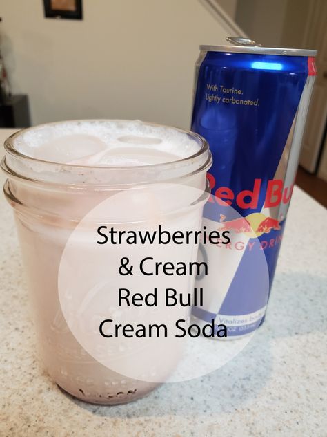 Red Bull Refresher Recipe, Redbull Drink Recipes, Redbull Drinks, Red Bull Drinks, Coffee Truck, Strawberry Syrup, Coffee Syrup, Flavored Syrup, Coffee Corner