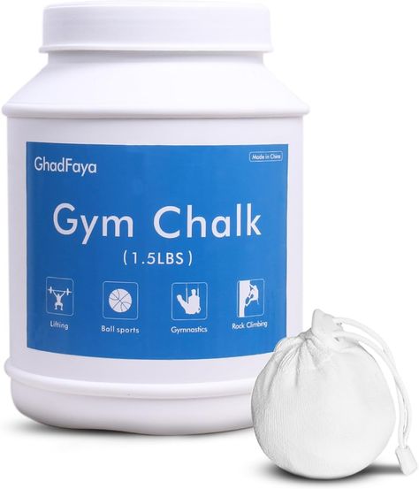 Amazon.com : GhadFaya Gym Chalk and Reusable Chalk Balls, Loose Chalk, Liquid Chalk, Professional Fitness Chalk, Premium Chalk Powder for Rock Climbing, Weight Lifting, Exercise & More Multi-Purpose Non-Slip Chalk : Sports & Outdoors Gym Chalk, Bouldering Wall, Liquid Chalk, Cycling Workout, Golf Sport, Rock Climbing, Weight Lifting, Bouldering, Climbing