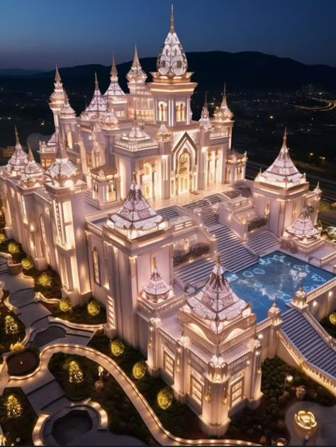 Istana Aesthetic, Giant Mansion, Dream House Pictures, Huge Mansions, Castle House Design, Big Mansions, Modern Castle, My Dream House, Dream Castle