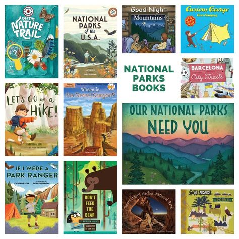 National Park Activities For Kids, National Park Classroom Theme, Elementary Books, Camping Books, Toddler Themes, Kid Books, Library Themes, Stonewall Jackson, Summer Reading Program