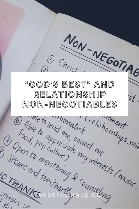 Non Negotiable List, Negotiables And Non Negotiables, What I Need In A Relationship List, Non Negotiables Relationships List, Husband Qualities List, Relationship Non Negotiables List, Relationship Non Negotiables, Strengthen Relationship With God, Non Negotiables Relationships