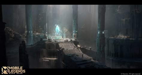 Interior Concept Art, Altar Art, Sci Fi Architecture, Altar Design, Sci Fi Landscape, Game Environment, Landscape Concept, Interior Concept, The Ruins