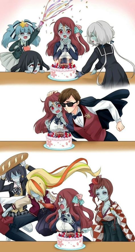 Zombie Land Saga Anime Zombie, Mlp Ships, Zombieland Saga, Zombie Land Saga, Zombie Land, Cute Zombie, Anime Rules, Fandom Art, Zombie Art