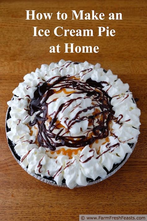 Homemade Ice Cream Pie, Freezer Treats, Ice Cream Pie Recipe, Grasshopper Pie, Salted Caramels, Fudge Pie, Ice Cream Pie, Stuffed Cookies, Salted Caramel Fudge