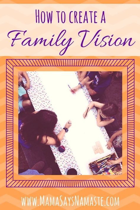 Creating a family vision, setting family goals, and making a family vision statement are all positive influences you can make for your family now. Be intentional about creating those goals - and how you are going to implement them in your family.  #family Vision And Mission Statement, Family Vision, Motherhood Advice, Strengthen Your Marriage, Family Culture, Family Connection, Alternative Education, Working Parents, Games Outdoor