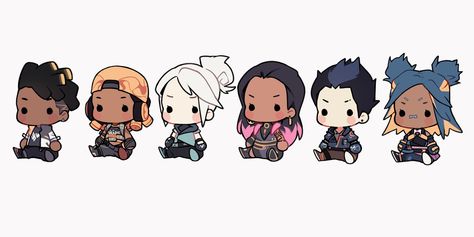 Neon Chibi Valorant, Chibi Valorant Agents, Valorant Chibi Art, Valorant All Agents, Valorant Chibi, Green Sticker, Naruto Sasuke Sakura, 웃긴 사진, Art Courses