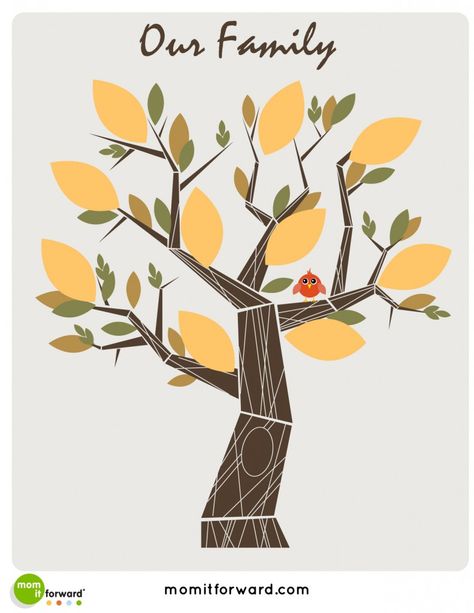 Family History: Free Family Tree Printables pinned by MomItForward.com Family History Printables, Create A Family Tree, Family Tree Printable, Ancestry Family Tree, Tree Printable, Tree Template, Genealogy Chart, Family Tree Chart, Family Tree Template