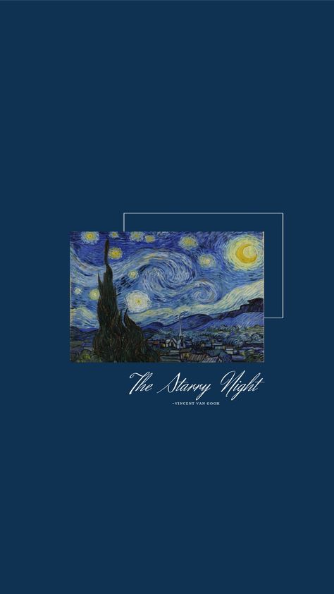 Aesthetic wallpapers Popular Art Paintings, Van Gogh Wallpaper, Starry Night Background, Samsung Galaxy Wallpaper Android, Popular Paintings, Rennaissance Art, Arte Van Gogh, Night Sky Wallpaper, The Starry Night