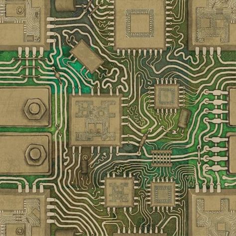 Circuit Board Pattern, Retro Tech Aesthetic, Circuit Aesthetic, Arte Cyberpunk, Desktop Background, Arte Inspo, Ap Art, Electronic Art, Ex Machina