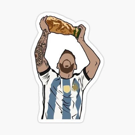 Messi Argentina World Cup, Lionel Messi Argentina, Argentina World Cup, Messi Argentina, 3d Stickers, Lionel Messi, Print Stickers, World Cup, Birthday