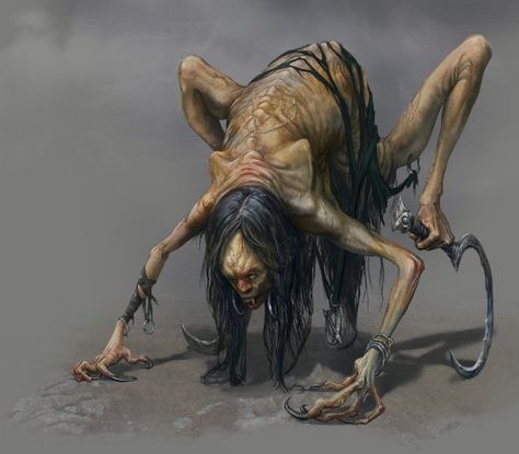 Morbid Fantasy • Mother-witch of the North marshes... Mother Witch, Motion Art, Dark Creatures, Creature Artwork, Horror Monsters, 다크 판타지, Monster Mash, Monster Concept Art, Fantasy Creatures Art