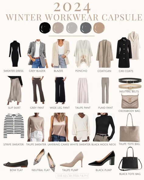 Melbourne Winter Fashion 2024, Winter Capsule Wardrobe 2024 Work, Australian Winter Fashion 2024, Winter Workwear Women, Capsule Wardrobe Work Office, Corporate Capsule Wardrobe, Recruiter Mom, Ysl Crossbody Bag, Express Sweater Dress