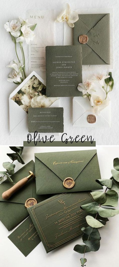 Trending: 25 Amazing Olive Green Wedding Color Ideas - Merry Hook -  #Amazing #Color #Green #Hook #Ideas #Merry #Olive #Trending #Wedding Olive Green Wedding, Hunter Green Wedding, Hook Ideas, Forest Green Wedding, Wedding Ides, Olive Green Weddings, Olive Wedding, Green Wedding Inspiration, Wedding Color Ideas