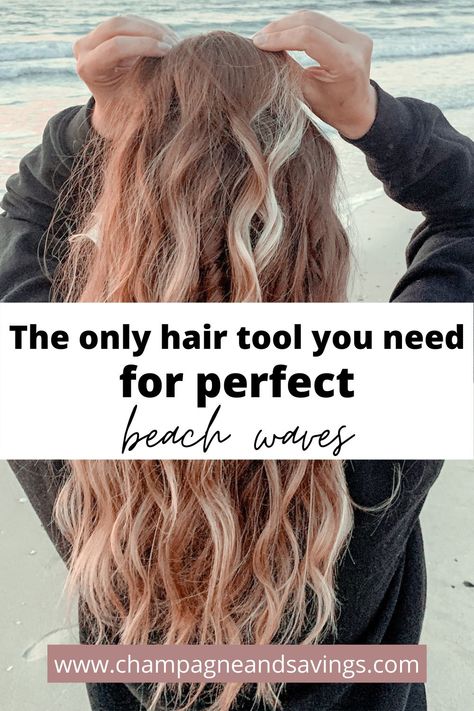 Beach Waves For Thick Hair, Beach Waves With A Curling Wand, Curling Iron For Beach Waves, Best Curling Iron For Waves, Best Hair Tools For Waves, Curling Iron Beach Waves, Beach Waves With Curling Iron, Best Beach Wave Curling Iron, Beach Wave Curling Iron