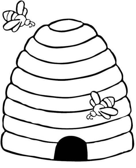 Beehive Printable, Bee Template, Bee Coloring, Bee Themed Classroom, Bee Activities, Bee Classroom, Bee Printables, Bee Coloring Pages, Spring Coloring Pages