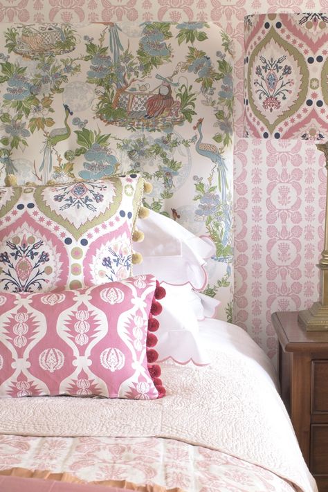 Fabric Gallery — Charlotte Gaisford Charlotte Gaisford, Cushion Inspiration, Inspired Interiors, Fabric Combinations, Wallpaper Gallery, Pretty Room, Bedroom Chair, Interior Trend, Beautiful Bedrooms