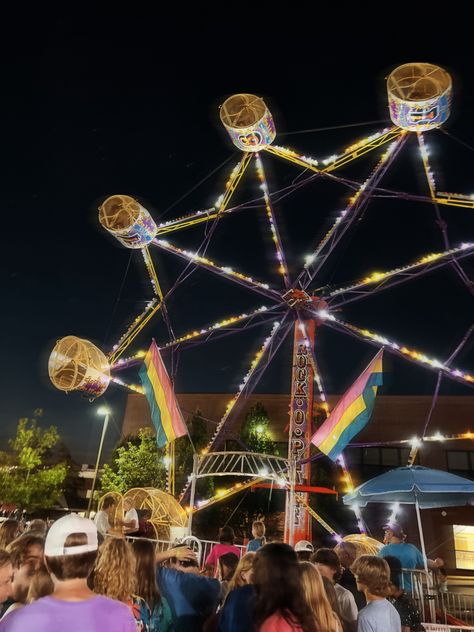 summer aesthetic, summertime, Ferris wheel, county fair aesthetic, county fair outfit inspo, fair outfit inspo, summer outfit inspo, photography aesthetic Fairs Wheel Aesthetic, Summer Midwest Aesthetic, Summer In The Midwest, Summer Aesthetic Midwest, Midwestern Summer Aesthetic, Midwestern Aesthetic, Vibey Aesthetics, Midwestern Summer, Midwest Core