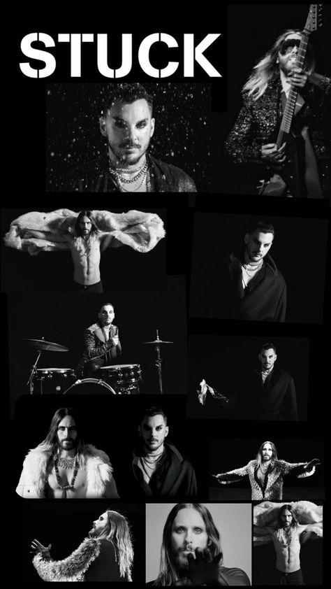 New single Stuck by Thirty seconds to mars #30secondstomars #jaredleto #shannonleto #stuck #thirtysecondstomars Bruno Mars Desktop Wallpaper, Thirty Seconds To Mars Wallpapers, 30 Seconds To Mars Poster, Jared Leto Eyeliner, Mars Wallpaper, Thirty Seconds To Mars Poster, Good Charlotte, Thirty Seconds To Mars, Merch Collection